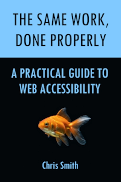 Book cover: The Same Work, Done Properly